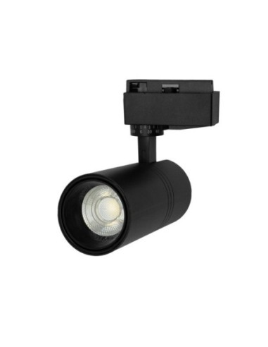 Foco Carril 20w 2700k Anzo Negro 1800lm 36º Orientable 330º Regx18x6