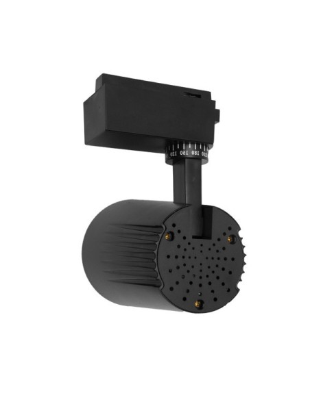 Foco Carril 40w 2700k Telma Negro 3600lm 36º Orientable 330º Regx21x