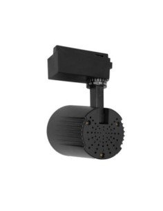 Foco Carril 20w 4000k Telma Negro 1800lm 36º Orientable 330º Regx15, 2