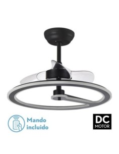 Ventilador 110w Dc Chom Negro 3 Aspas Transp. 46/66x62x62cm  6Vel. 3