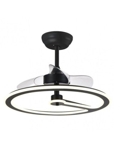 Ventilador 110w Dc Chom Negro 3 Aspas Transp. 46/66x62x62cm  6Vel. 3
