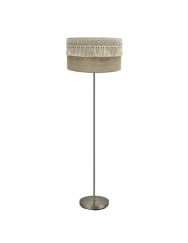 Pie Salon Ekaterina 1xe27 Cuero/saco 164x40x40 Cm Con Pasamaneria Fa