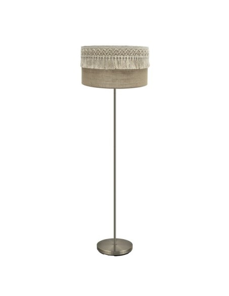 Pie Salon Ekaterina 1xe27 Cuero/saco 164x40x40 Cm Con Pasamaneria Fa
