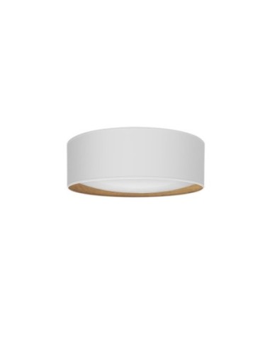 Plafon 72w Tania Blanco/madera Clara 14x50x50 Cm 5616lm 3000k,4000k,
