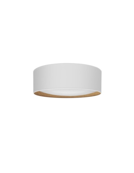 Plafon 72w Tania Blanco/madera Clara 14x50x50 Cm 5616lm 3000k,4000k,