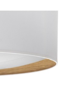 Plafon 72w Tania Blanco/madera Clara 14x50x50 Cm 5616lm 3000k,4000k, 2