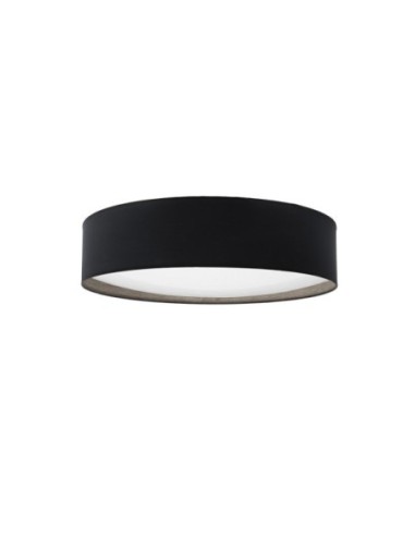 Plafon 96w Tania Negro/madera Gris 14x60x60 Cm 7488lm 3000k,4000k,65