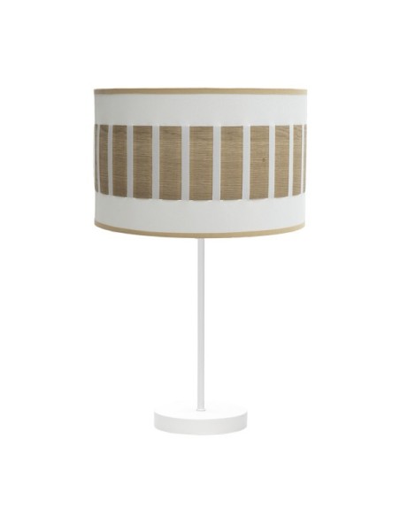 Sobremesa Alto Ivanna 1xe27 Blanco/blanco-madera Clara 62x30x30 Cm F