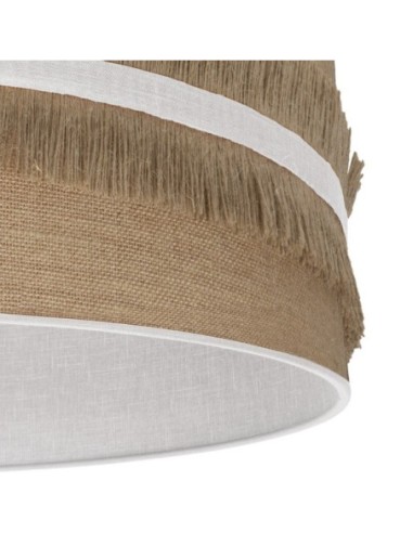 Pie Salon Natalia 1xe27 Blanco/saco-blanco 164x40x40 Cm Fabrilamp | 