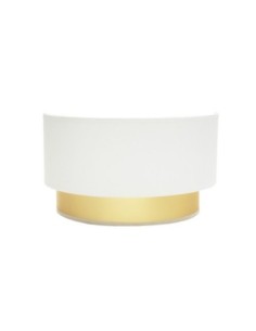 Aplique Anuska 1xe27 Blanco/oro 17x30x16 Cm Fabrilamp | Decoración L