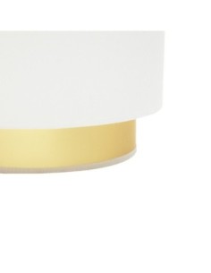 Aplique Anuska 1xe27 Blanco/oro 17x30x16 Cm Fabrilamp | Decoración L 2