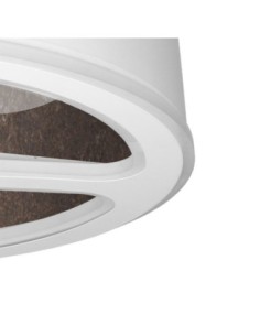 Ventilador Dc Tatiana 110w Blanco/oxido 3 Aspas 62d 3000-4000-6000k  2