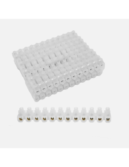 Regleta Ficha De Empalme 60a/25mm2 Pe Semitransparente 12 Fichas Fle