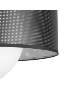 Colgante Cosmico 1xe27 Niquel/negro-plata Regx50x50 Cm Fabrilamp | D 2