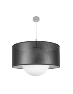 Colgante Cosmico 1xe27 Niquel/negro-plata Regx60x60 Cm Fabrilamp | D