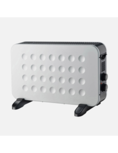 Convector Hogar 2000w Blanco/negro 2potencias Termost.regulable Prot 2