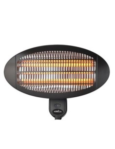 Calefactor Exterior Cuarzo Austral 2000w Neg Pared 3el Em.3pot.ip34 