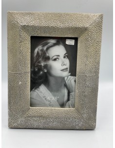 Portafotos relieve plata 10*15cm