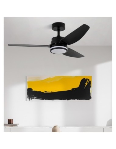 Ventilador Dc Jarama 20w Negro 3asp.6velocidades 3000-4000-6500k 235