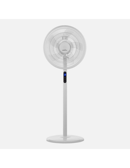 Ventilador De Pie Icono Blanc 3vel 45w  119x44x40 Cm Oscilante 5asp.