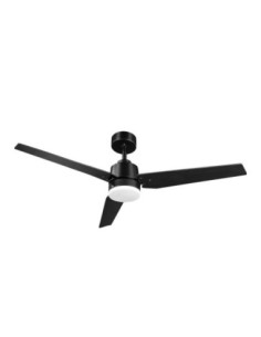 Ventilador Dc Captus 22w Negro 3aspas Negro/roble 132d Reg. Intensid 2