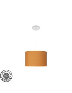 Colgante Moda 1xe27 Blanco/naranja Regx30x30 Cm Fabrilamp | Decoraci