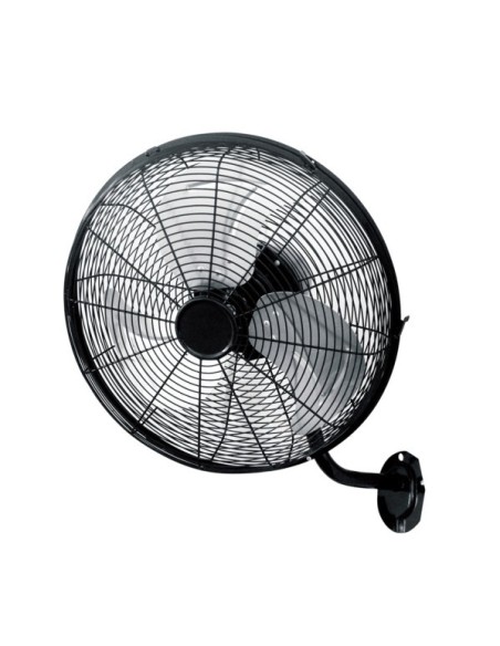 Ventilador Pared Arrecife 90w Negro/plata 45d  3 Velocidades Orienta