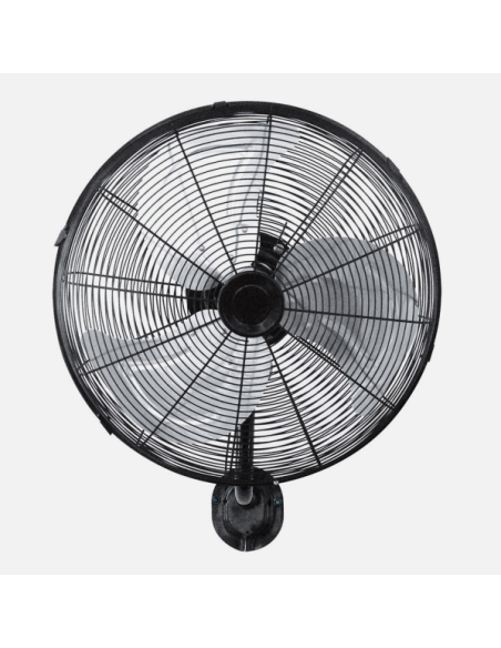 Ventilador Pared Arrecife 90w Negro/plata 45d  3 Velocidades Orienta