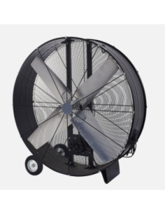 Ventilador Industrial Maximum 1000w Negro 112d 2 Velocidades C/rueda 2