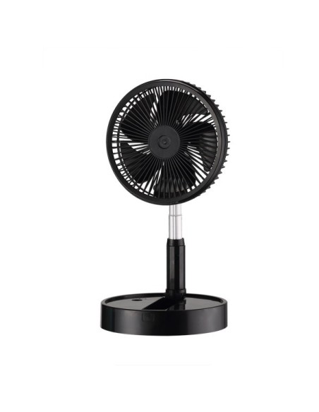 Ventilador DC Portatil Galan Negro 10w 3vel Bateria Regx20x20cm Pleg