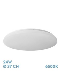 Plafon Tadeo 24w 6500k Blanco 5,5x37x37cm 2376lm Fabrilamp | Decorac