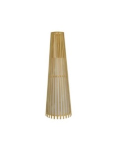 Pie De Salon Bambu Kofi Natural 1xe27 90x29x29cm Fabrilamp | Decorac