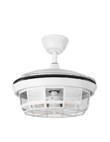 Ventilador Dc Tornado Mini Blanco 3xe27 91d 3aspas Desplegables 6vel