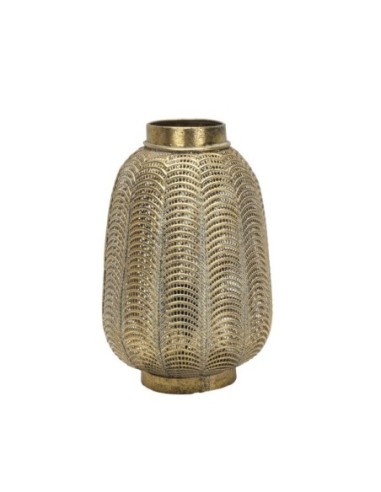 Sobremesa Trikala Cuero Envejecido 1xe27 39x25x25cm Fabrilamp | Deco