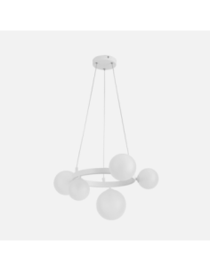 Lampara Lozolla 5xg9 Blanca Regx52x52cm Fabrilamp | Decoración Leyva