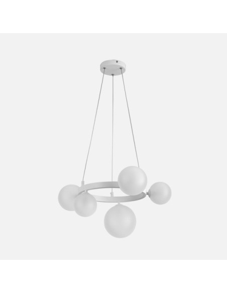 Lampara Lozolla 5xg9 Blanca Regx52x52cm Fabrilamp | Decoración Leyva