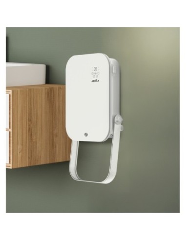 Termoventilador Pared Baño Austria 2000w Blanco  3funciones c/remoto