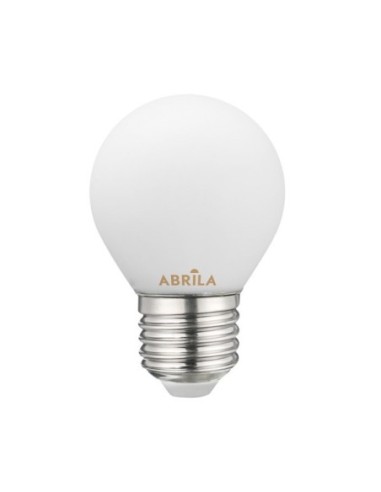 Bombilla Esferica Filam.opal 4w 3000k Abrila E27  360lm 7,2x4,5x4,5 