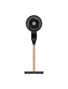 Ventilador Pie Bizancio Negro/haya 50w 3velocidades 95x30x30 Oscilan 2