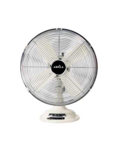Ventilador Sobremesa Capitolio Crema/cromo 37w 3velocidades 4asp. Fi