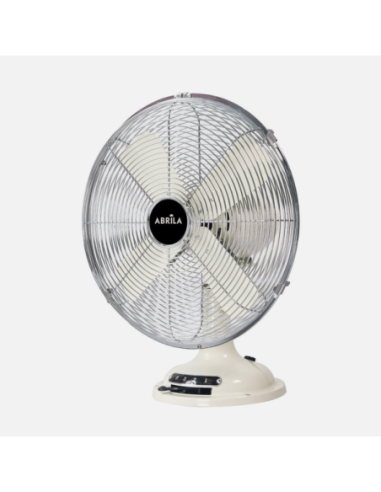 Ventilador Sobremesa Capitolio Crema/cromo 37w 3velocidades 4asp. Fi