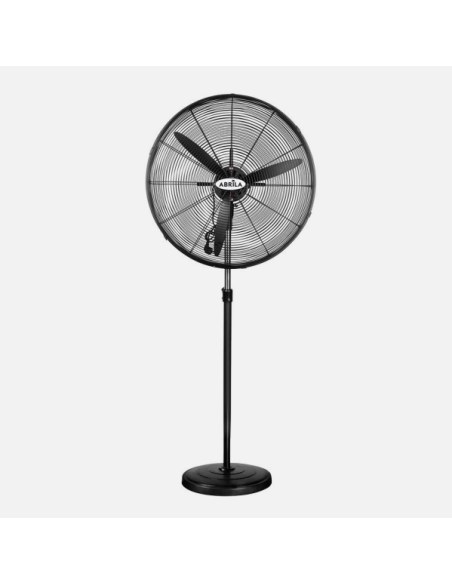 Ventilador De Pie Indust.tormenta Negro 3velocidades 280w 3aspas Fij