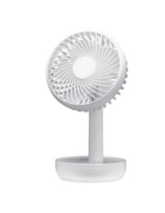 Miniventilador Inalambrico Sobremesa Lemosin Blanco 5w 3velocidades 