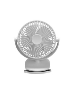 Ventilador Sobremesa C/pinza Peñafiel Blanco 5w 3+1vel Recargable Al 2