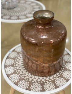 Jarrón cobre envejecido 23*31cm