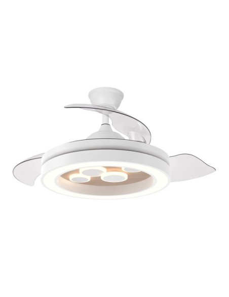Ventilador Dc Cupido 55w Blanco/haya 3asp.107d 4960l 3000-4500-6500k