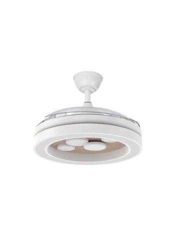 Ventilador Dc Cupido 55w Blanco/haya 3asp.107d 4960l 3000-4500-6500k