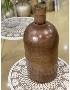 Jarrón cobre envejecido 17*46cm