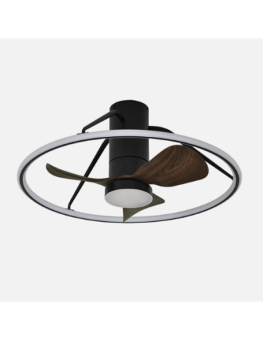 Ventilador Dc Oporto 46w Neg/marr 3asp.66d 4600lm 3000-4000-6000k 6v