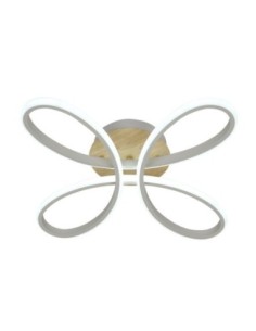 Plafon Bandeira 104w 3000-4000-6500k Blanco/haya 11440  Lm C/remoto,